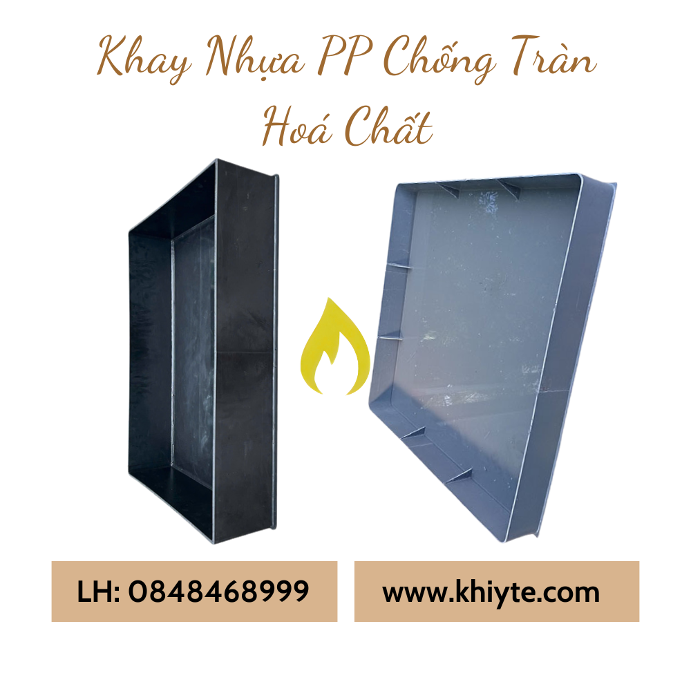 Khay Chống Tràn Hóa Chất Nhựa PP – Giải Pháp Bảo Vệ An Toàn