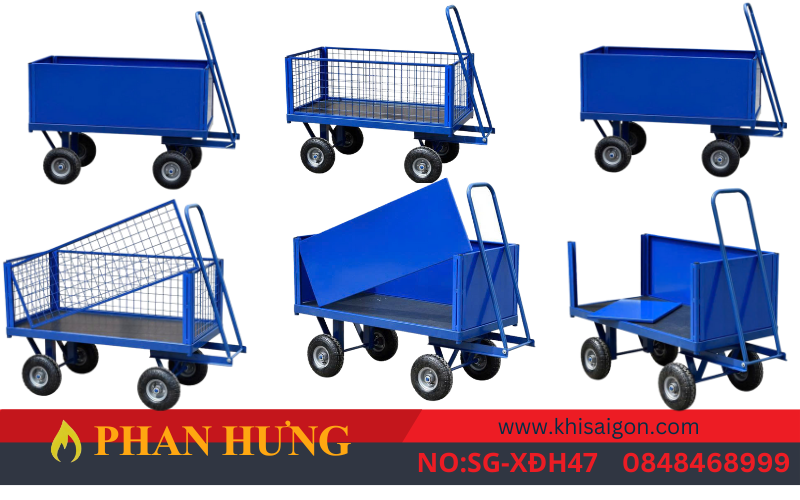 Xe Rơ Moóc Mâm Xoay Có Thành Bên Tháo Rời