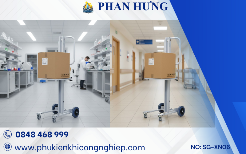 Xe Nâng Hàng Mini Cao 1.5m - 2m (3)