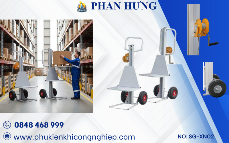 Xe Nâng Hàng Mini Cao 1.5m - 2m (8)