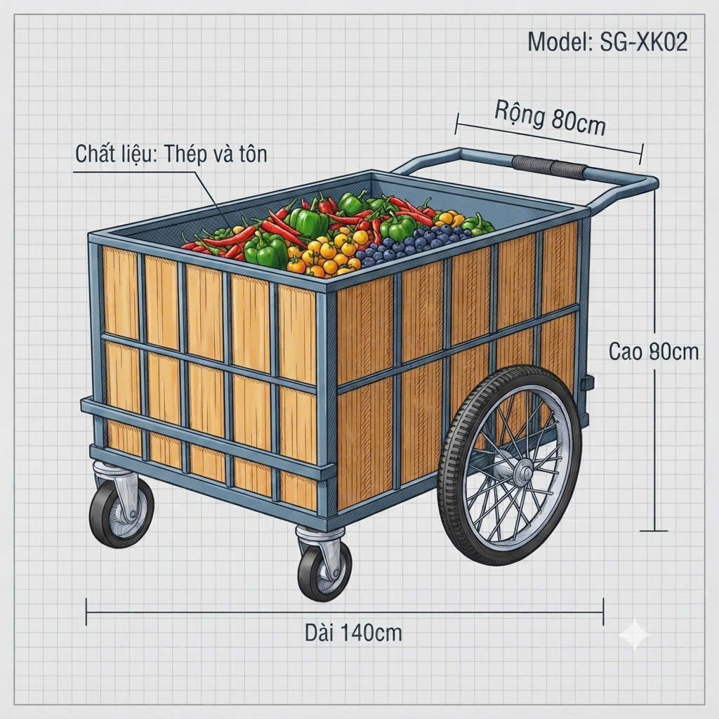 Thông Số XE KÉO SG-XK02