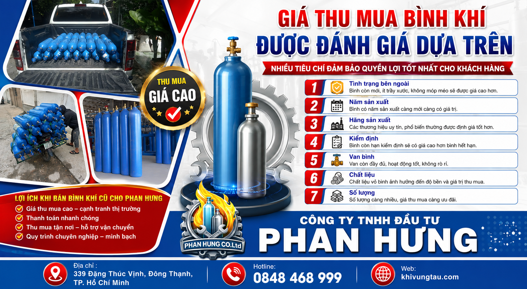 Giá thu mua sẽ được đánh giá dựa trên nhiều tiêu chí nhằm đảm bảo quyền lợi tốt nhất cho khách hàng.