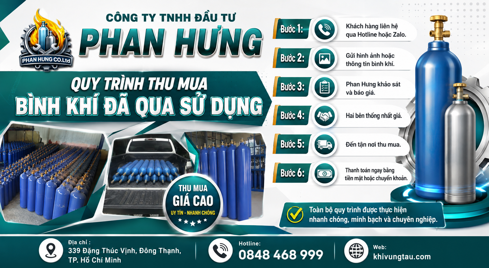 Toàn bộ quy trình được thực hiện nhanh chóng, minh bạch và chuyên nghiệp.